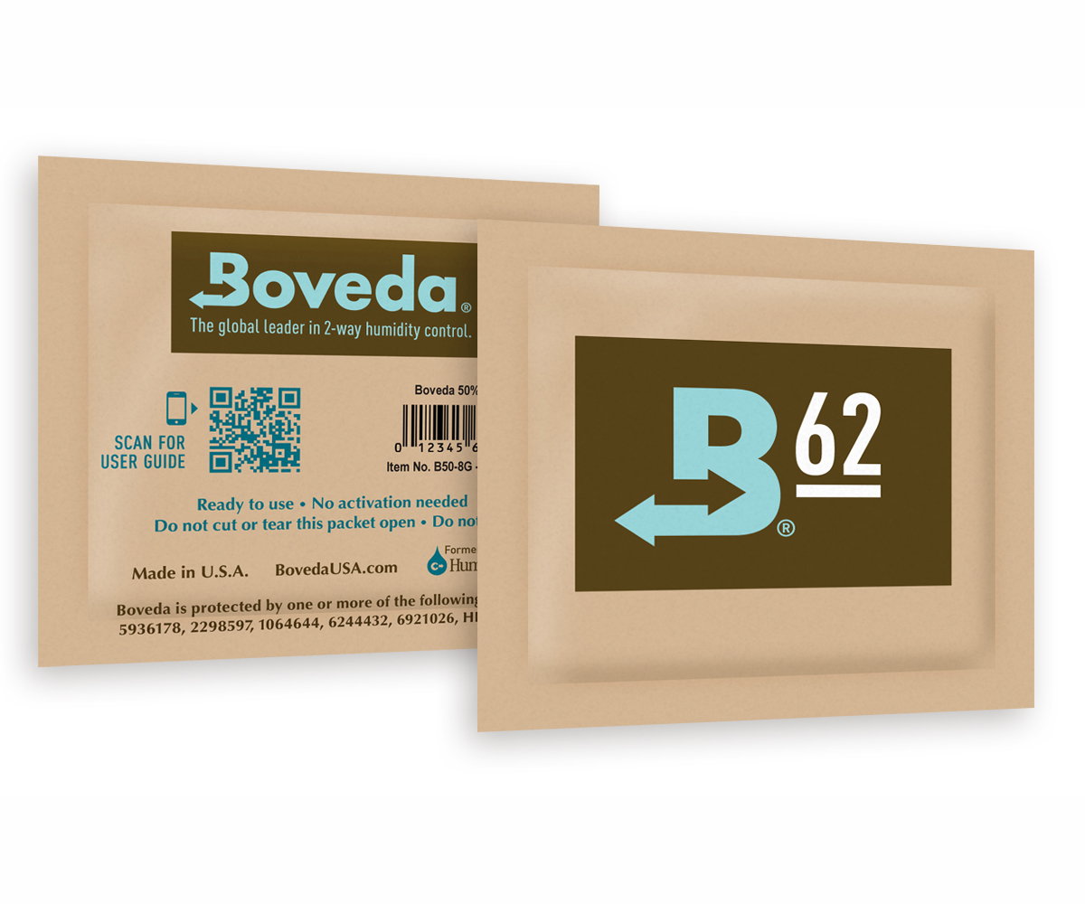 Boveda control de Humedad 62% de 8 gramos